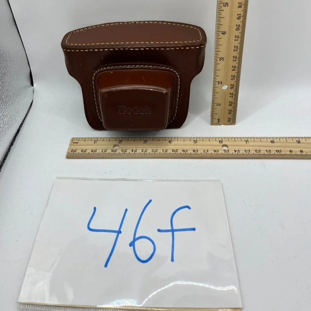 Vintage Kodak Leather Camera Case Brown 46f